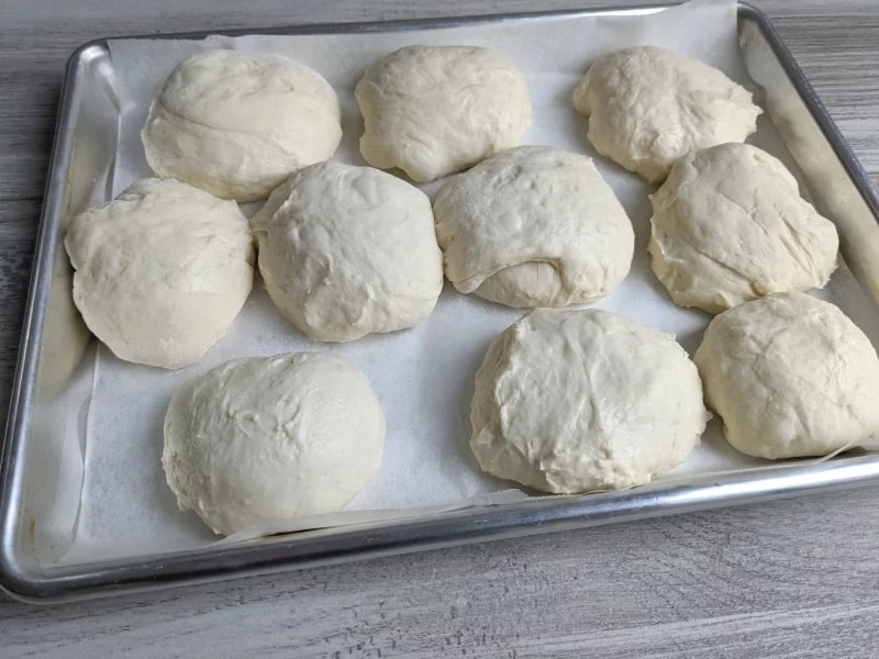 homemade sourdough bread rolls
