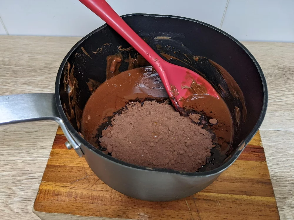 sourdough discard brownies with cocoa powder